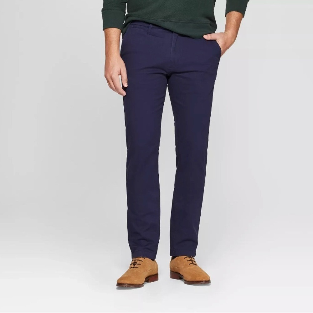 Goodfellow & Co Men's Deep Blue Chinos
